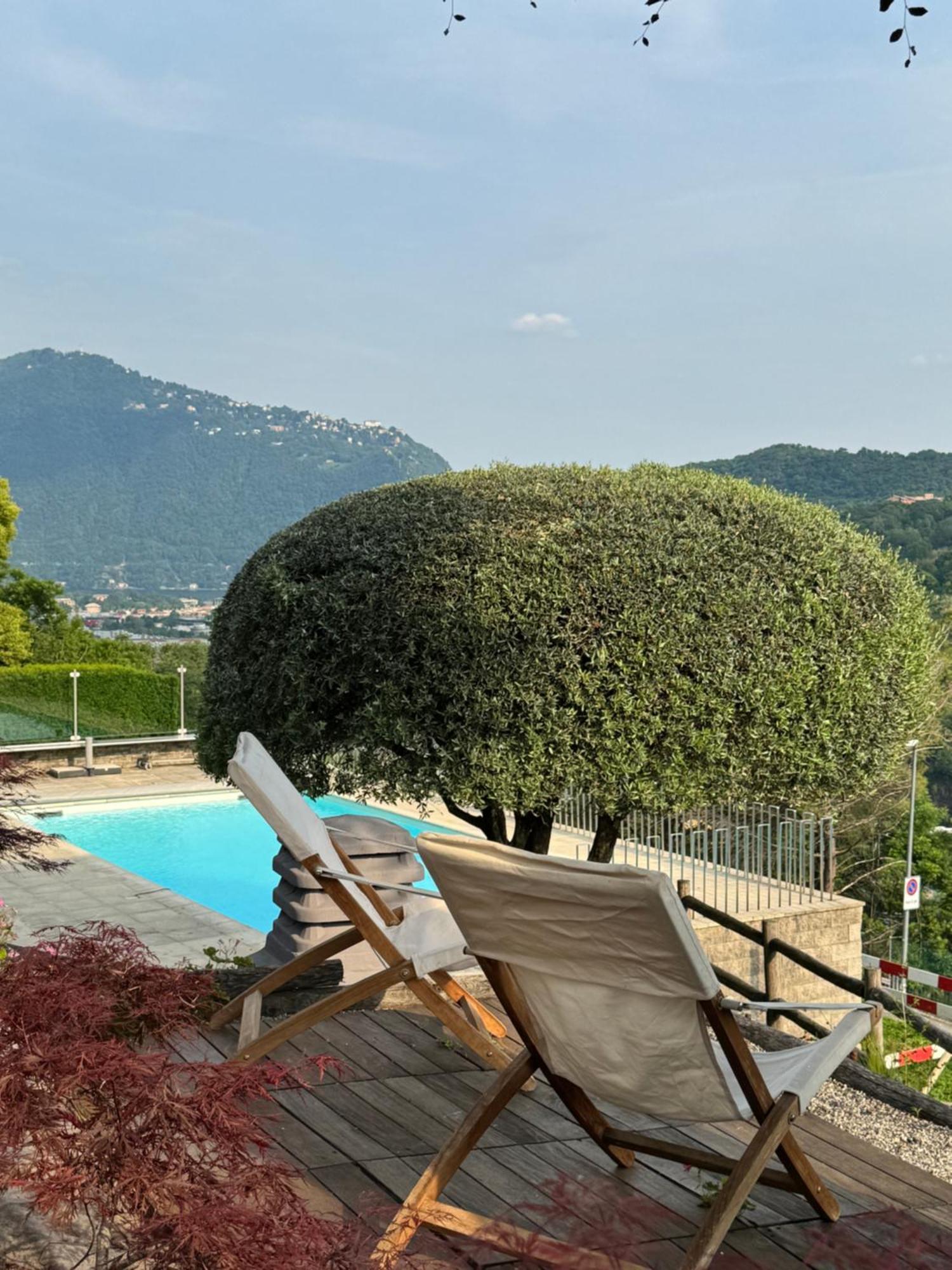 Veralto - Modern Suite With Como Lake View Vacallo Exterior foto