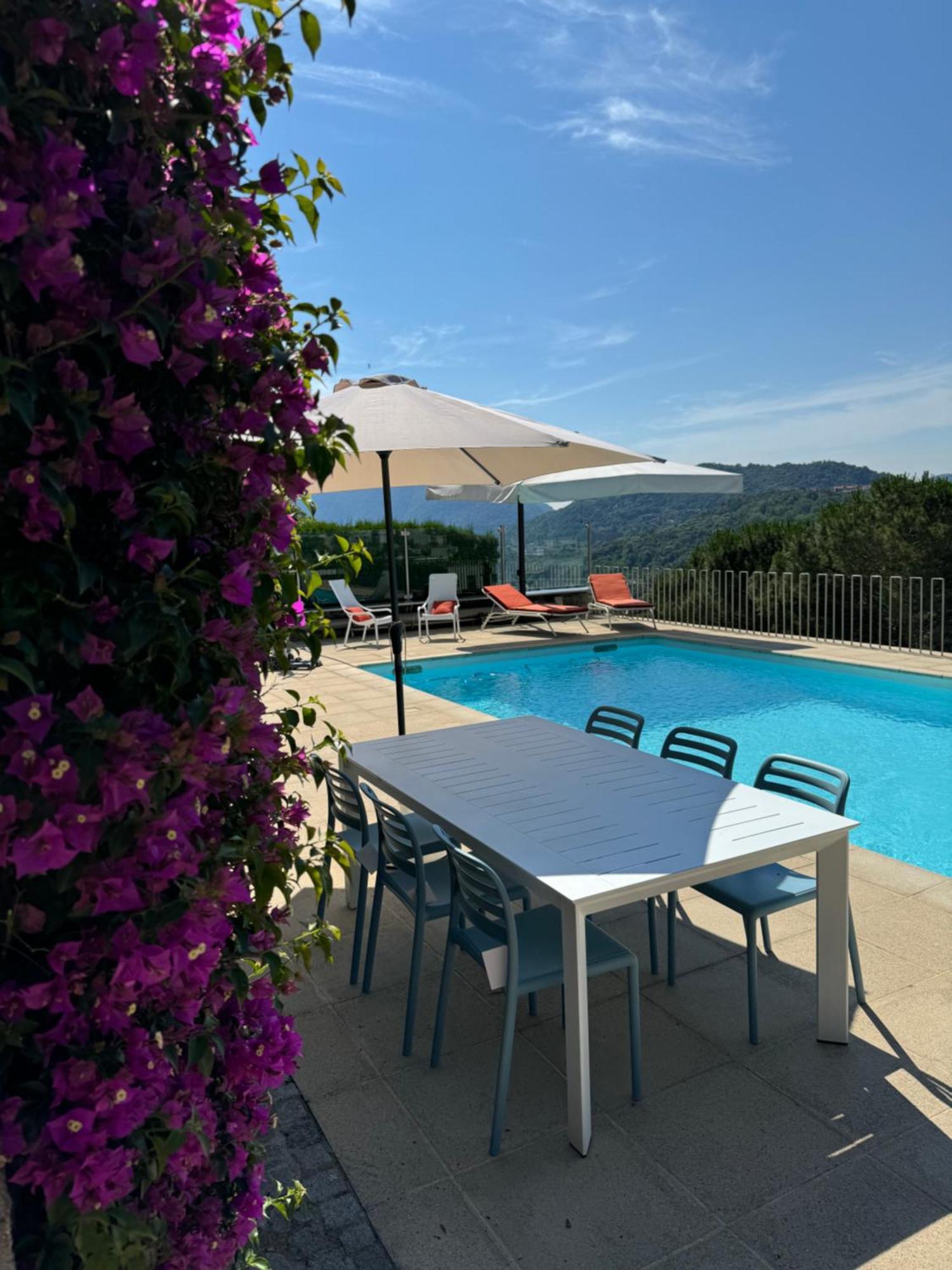 Veralto - Modern Suite With Como Lake View Vacallo Exterior foto